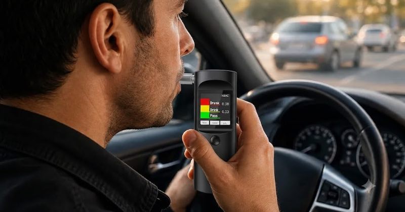 Etilometro Portatile Certificato Alcol Test