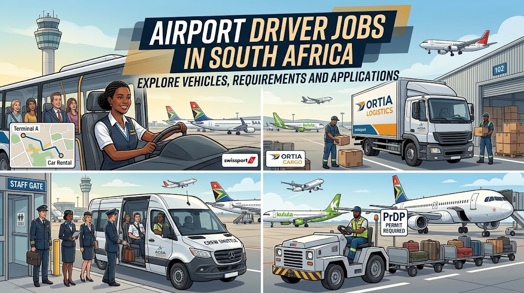 Airport Driver Jobs in South Africa: Vehicles, Requirements and Applications