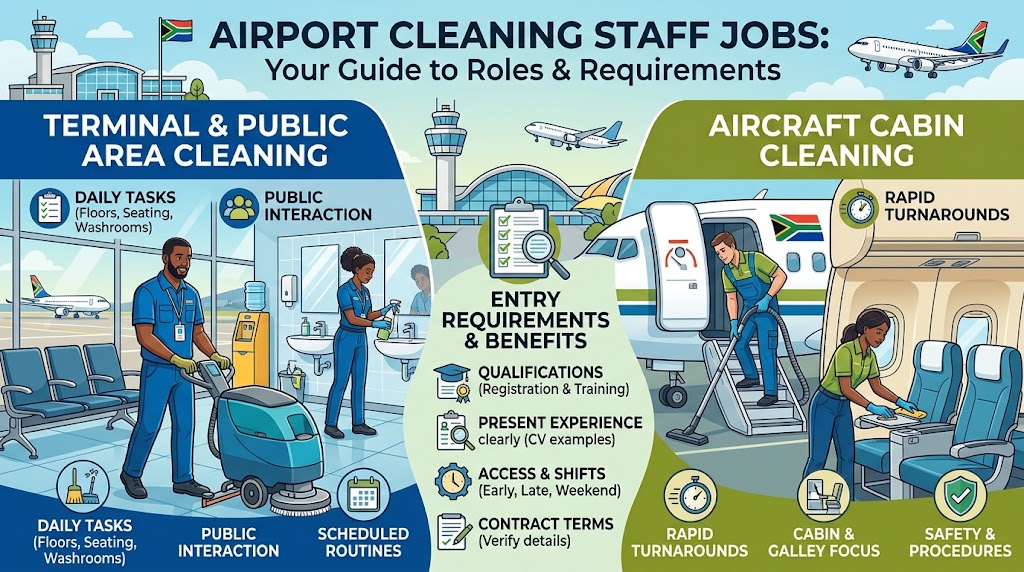 Cleaning Staff Jobs at Airports