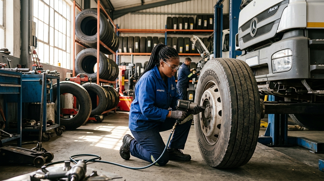Bridgestone South Africa Launches 2026 Tyre Serviceman Learnership for Grade 12 Holders